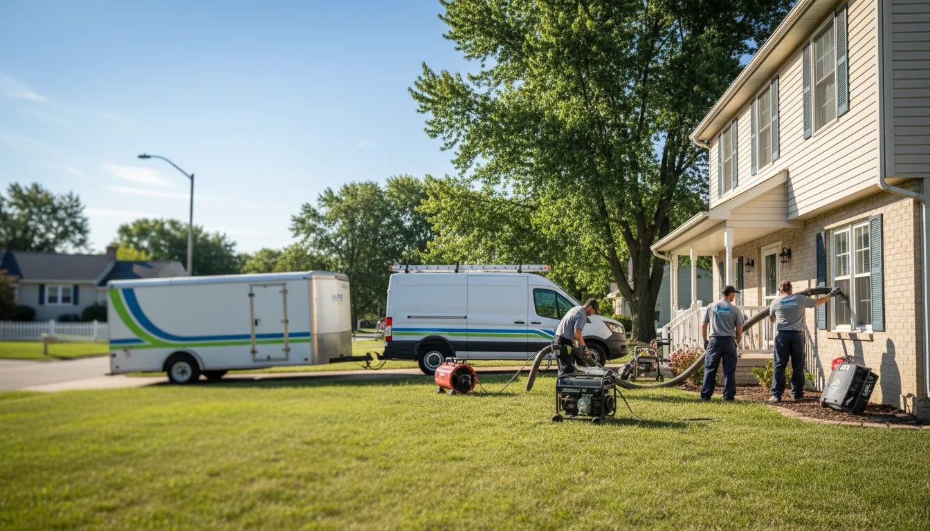 Flooded Basement Restoration And Cleanup With Repair in Leipsic, OH near me